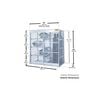 Justrite Aluminum Gas Cylinder Cabinet Locker Combo for Cylinder Tanks, small image number 2