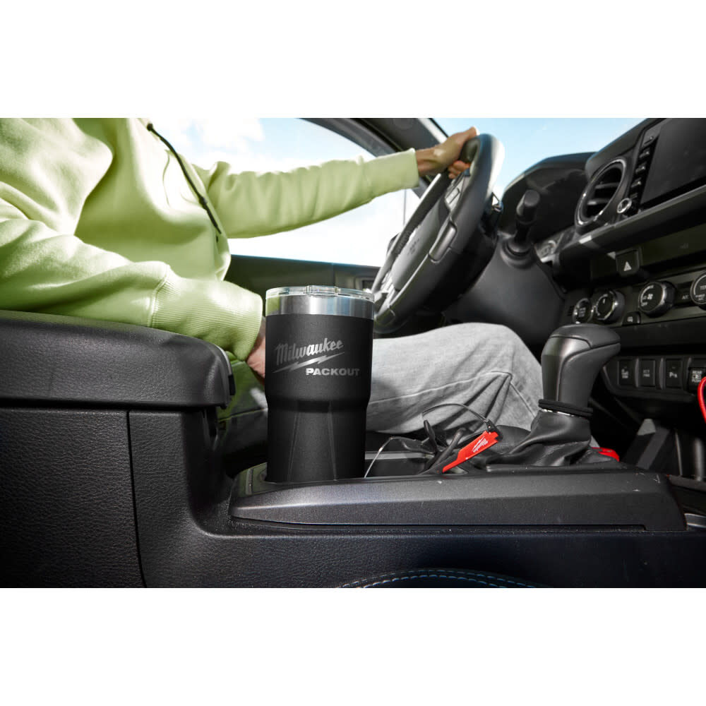 Milwaukee Promotional PACKOUT Tumbler 20oz Black, large image number 7