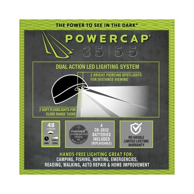 Panther Vision Black LED Headlamp Beanie, large image number 3