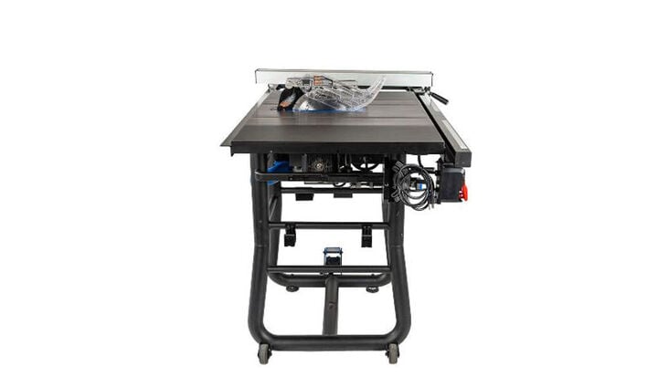Delta 10 Inch Left Tilt Contractor Saw with 30 Inch RH Rip with Steel Wings, large image number 2