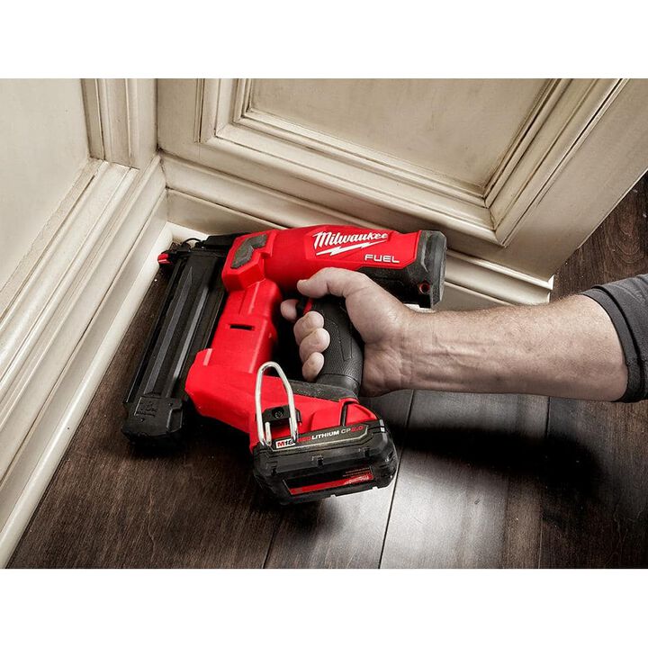 Milwaukee M18 Fuel 18 Gauge Brad Nailer and Redlithium CP2.0 Battery Bundle, large image number 8