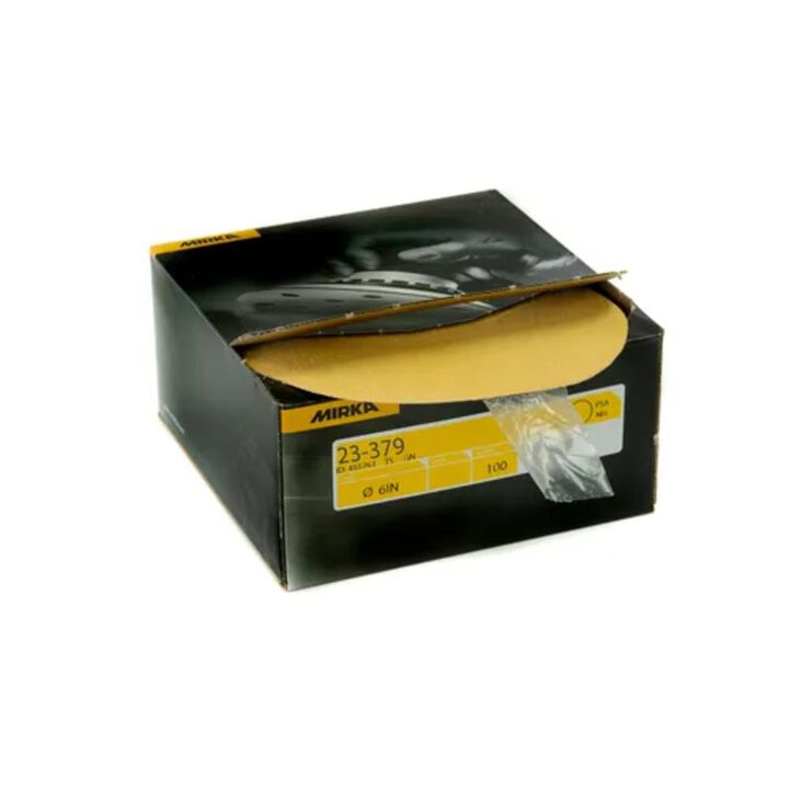 Mirka 5 In. 150 Grit Autobox No-Hole Adhesive Sanding Disc - 100/Box, large image number 1