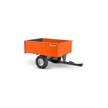 Husqvarna 16 Cu ft Durable Steel Swivel Dump Cart