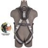 Safewaze PRO+ Slate Full Body Harness: Alu 1D, Alu QC Chest/Legs, Trauma relief, small image number 2