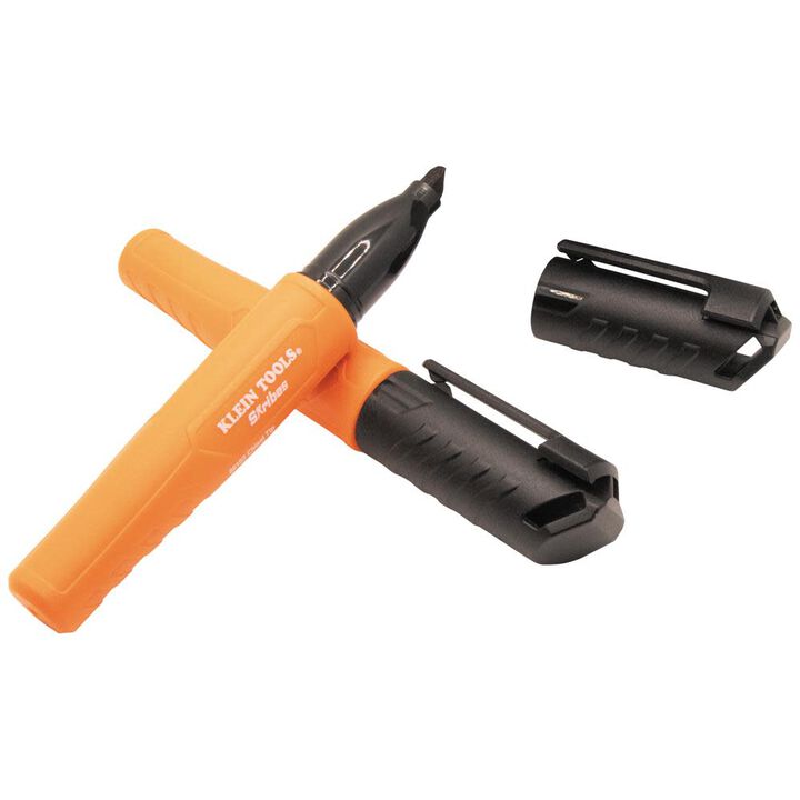 Klein Tools Chisel Permanent Markers, Bk, 3 Pk, large image number 9