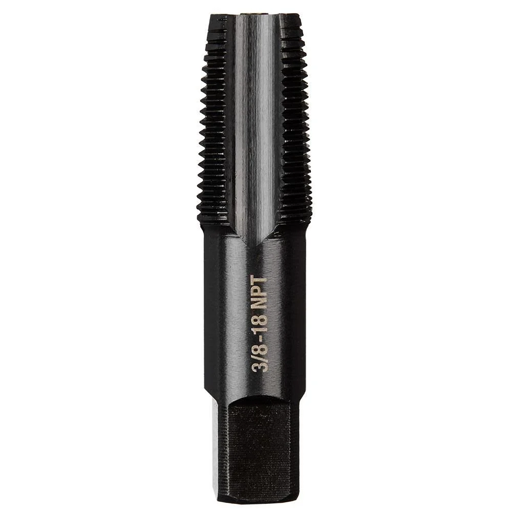 Milwaukee 3/8 in -18 NPT Straight Flute Taper Tap, large image number 1