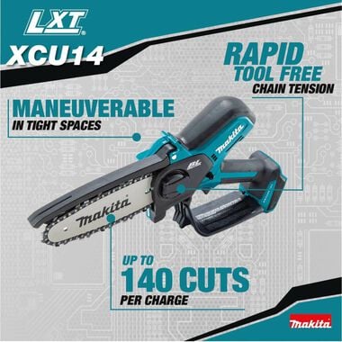 Makita 18V LXT Lithium-Ion Brushless Cordless 6in Pruning Saw (Bare Tool), large image number 7