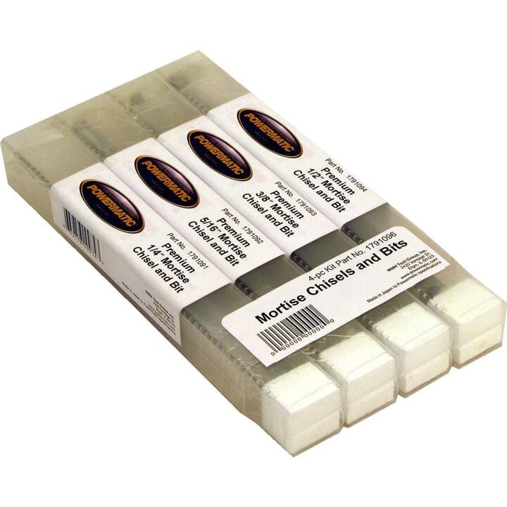Powermatic Premium Mortise Chisel and Bits Set of 4, large image number 2