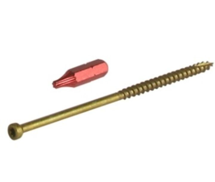 GRK Fasteners FIN/Trim Head Screws #9 x 4in 50pk, large image number 1