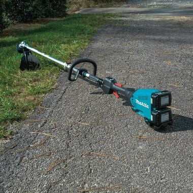 Makita 18V X2 (36V) LXT Lithium-Ion Brushless Cordless Couple Shaft Power Head Kit with String Trimmer Attachment (5.0Ah), large image number 6