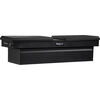 Buyers Products Company 23x27x71 Inch Textured Matte Black Diamond Tread Aluminum Gull Wing Truck Box, small image number 1