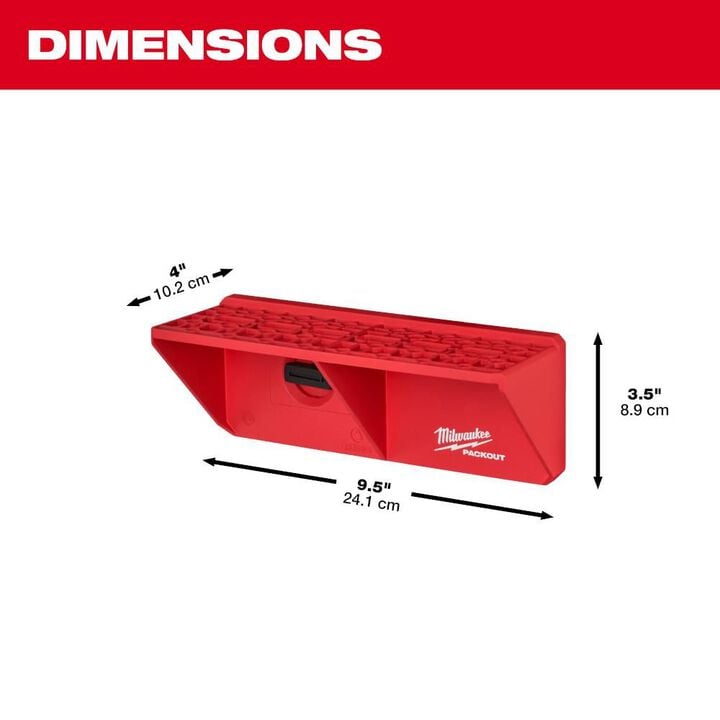 Milwaukee PACKOUT Screwdriver Rack, large image number 3