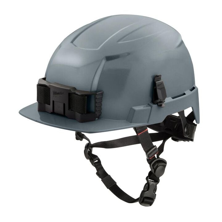 Milwaukee Gray Front Brim Helmet with BOLT - Type 2 Class E