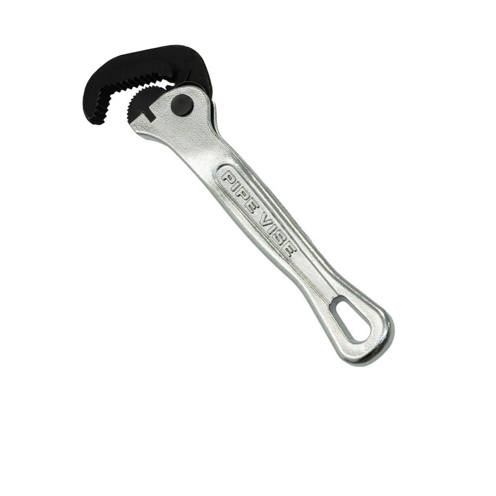 Pipe Vise 1 Inch Chrome Steel Amigo Slim Self Adjusting Pipe Wrench, large image number 1