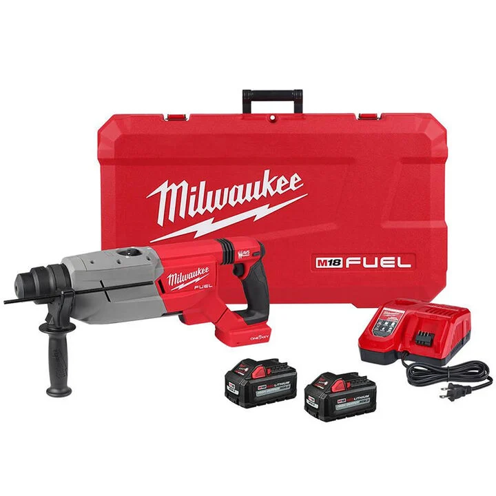 Milwaukee M18 FUEL 1 1/4 SDS Plus D Handle Rotary Hammer Kit with ONE KEY