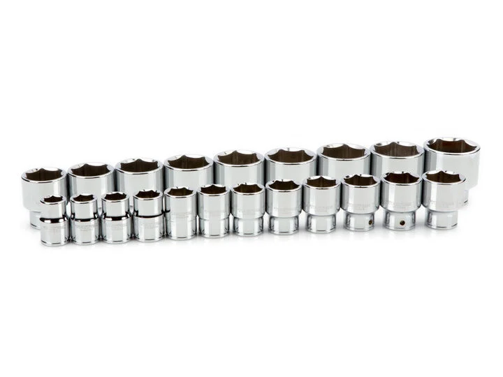Tekton 3/4 Inch Drive 6 Point Socket Set, 21 Pieces (3/4-2 Inch)