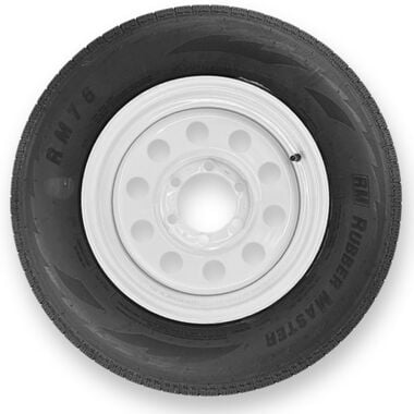 Rubbermaster Tire ST205/75R15 8P TL & MTD 15 x 6 6 on 5.5 MODULAR