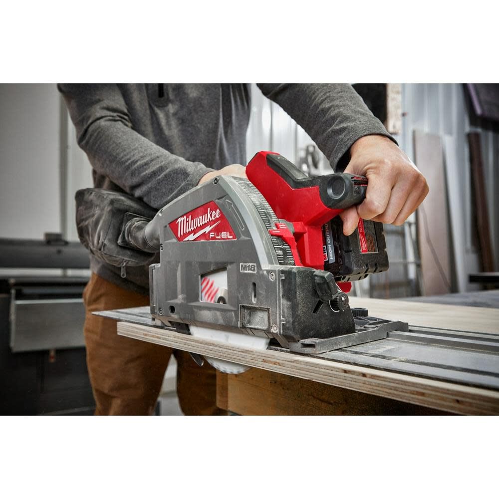 Milwaukee M18 FUEL 6 1/2 Plunge Track Saw (Bare Tool) 55inch Guide