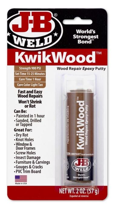 J-B Weld Wood Repair Epoxy Putty Stick, large image number 0