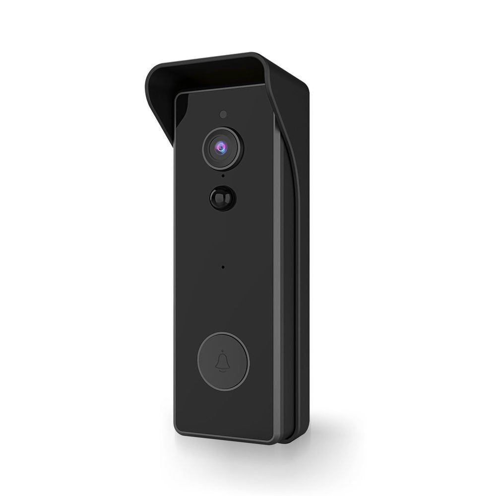 Feit Electric Wired or Battery-Powered Wireless Wi-Fi Smart Video-Enabled Doorbell, large image number 1
