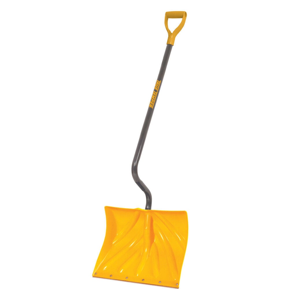 True Temper 18in Snow Shovel Poly Combo with Ergonomic D-Grip – 1603072