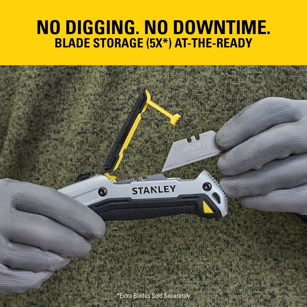 Stanley Retractable Blade Utility Knife, large image number 3