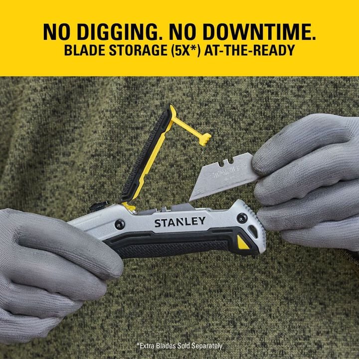 Stanley Retractable Blade Utility Knife, large image number 2