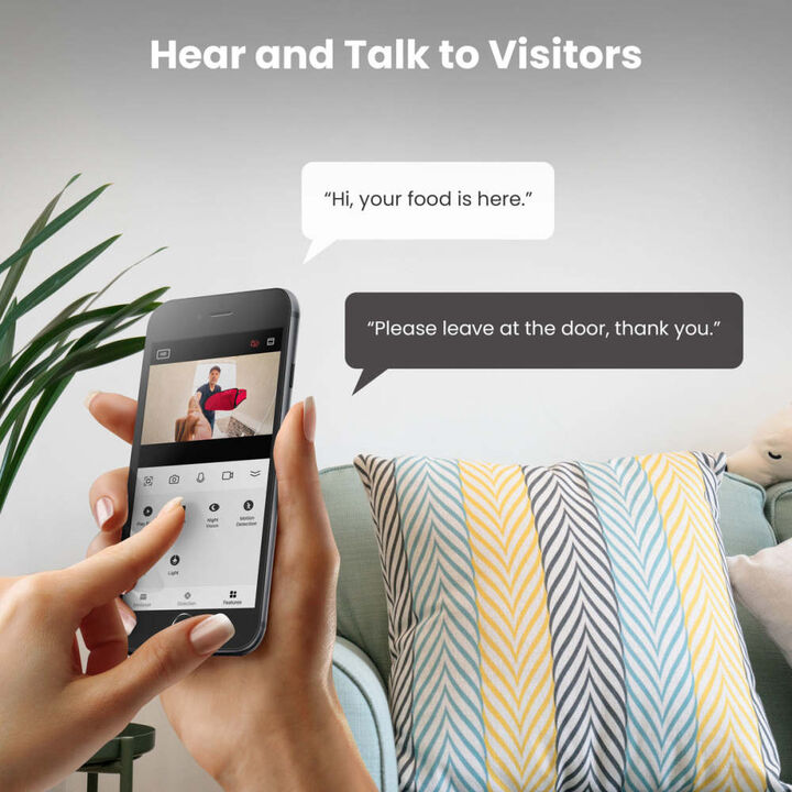 Feit Electric Hardwired 2.4 GHz Wireless Wi-Fi AI Smart Video-Enabled Doorbell, large image number 11