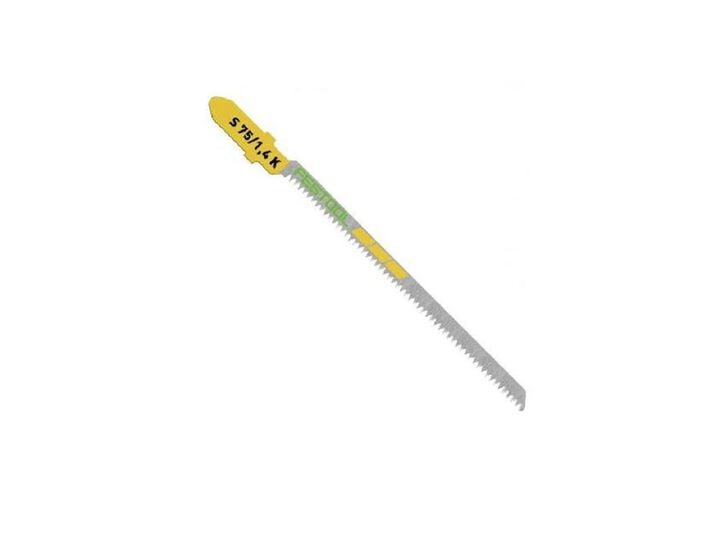 Festool Jigsaw Blades S 75/1.4 K Scrolling Cut - Pack of 5, large image number 1