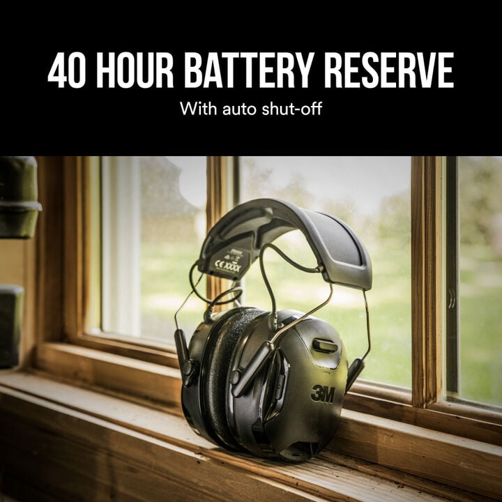 3M WorkTunes 26 dB NRR Connect and Solar Wireless Hearing Protector with Bluetooth Technology, large image number 9