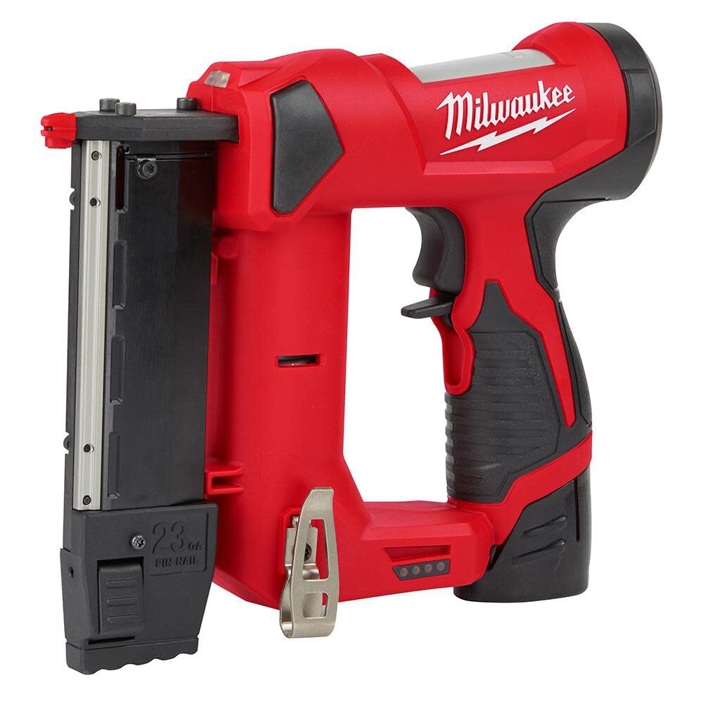 Milwaukee M12 23 Gauge Pin Nailer Kit 254021 Acme Tools
