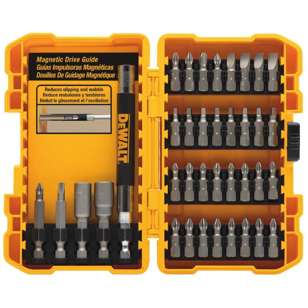 DEWALT 37-Piece Screw Driving Set with Tough Case, large image number 1
