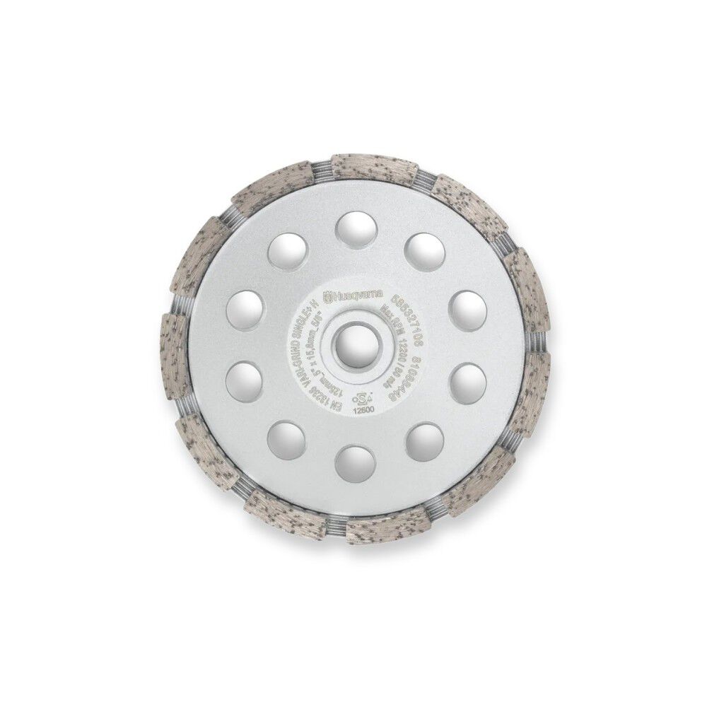 Husqvarna Construction Vari-Grind Single H Silver Series 4in Cup Wheel, large image number 1