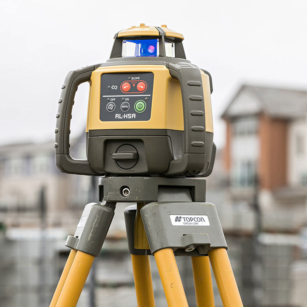 Topcon RL-H5A Laser Kit with Tripod & 13' Fiberglass in Tenths, large image number 4