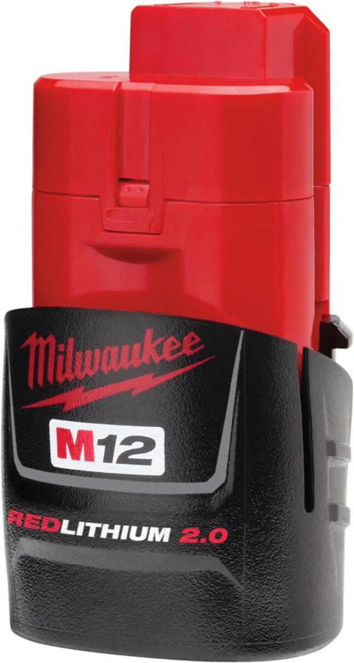 Milwaukee M12 REDLITHIUM Compact 2.0Ah Batteries and Charger Starter Kit, large image number 2