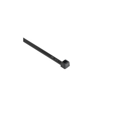 HellermannTyton PA66 Black 50 Lbs Tensile 8 in Long UL Rated Cable Tie 100qty