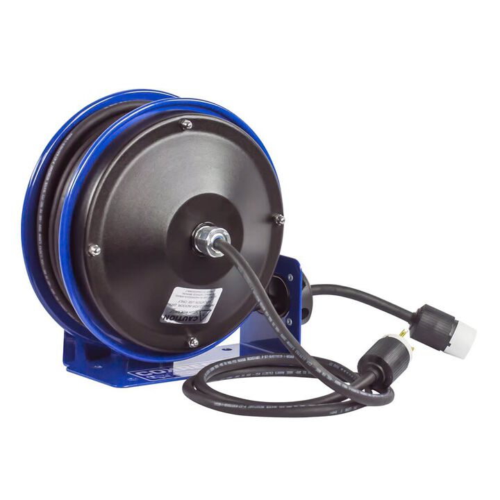 Coxreels 30 Ft Steel Power Cord Reel with LED Light, large image number 3