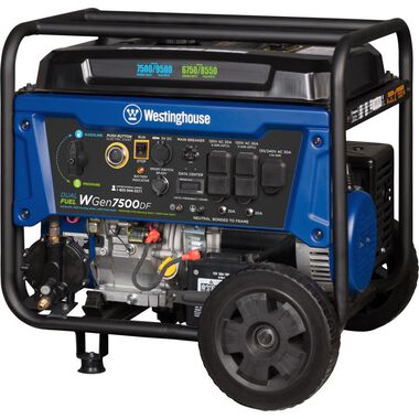 Westinghouse Outdoor Power 7500-Dual Fuel Portable Generator, large image number 6