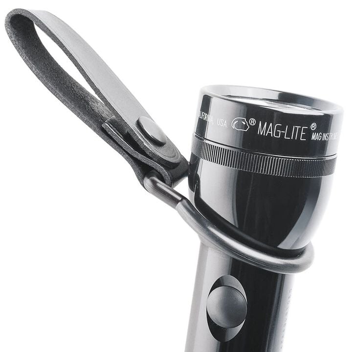 Maglite Plain Leather Belt Holder for D-Cell Flashlight, Black, large image number 1