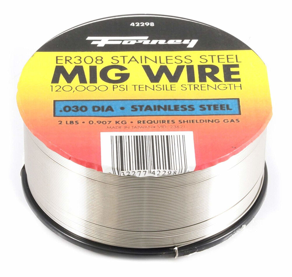 Forney Industries Er308L .030In X 2 Lbs. Stainless Steel Mig Welding Wire Forney Industries Er308L .030In X 2 Lbs. Stainless Steel Mig Welding Wire