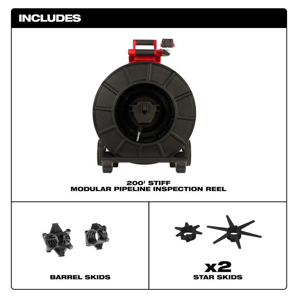 Milwaukee 200 Ft. Stiff Modular Pipeline Inspection Reel, large image number 3