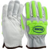 Protective Industrial Products Boss Cowhide Driver Gloves with TPR Knuckle Large, small image number 1