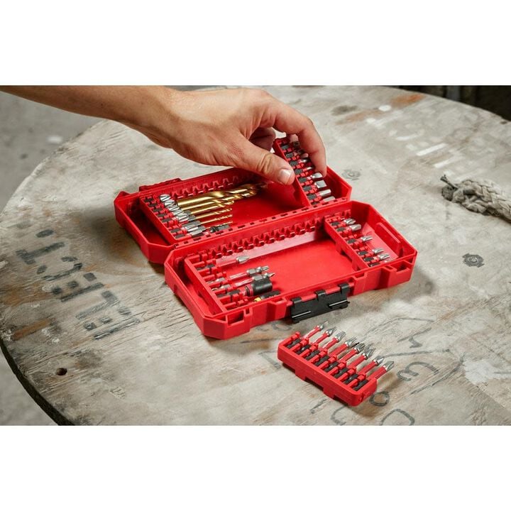 Milwaukee Small & Medium Case Rows for Impact Driver Accessories 5pk, large image number 5