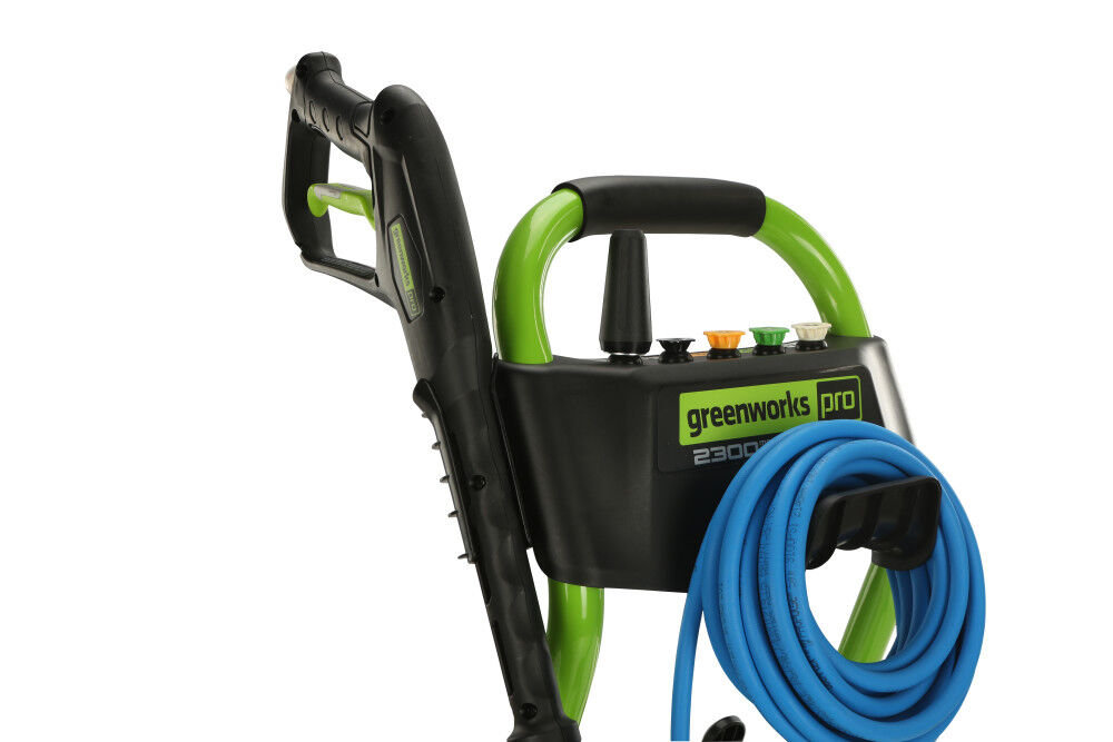 Greenworks 2300 PSI 1.2 GPM Electric Cold Water Pressure Washer with 5 Spray Nozzles, large image number 2