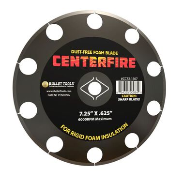 Bullet by MARSHALLTOWN 7.25 in. CenterFire Dust Free Foam Blade for Cutting EPS XPS and Poly-Iso Insulation, large image number 0