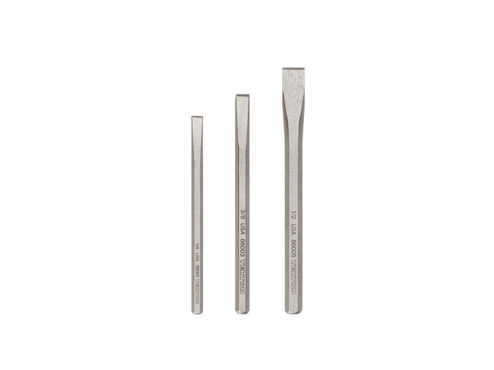 Tekton 1/4, 3/8, and 1/2 Inch Cold Chisel Set, 3-Pieces, large image number 1