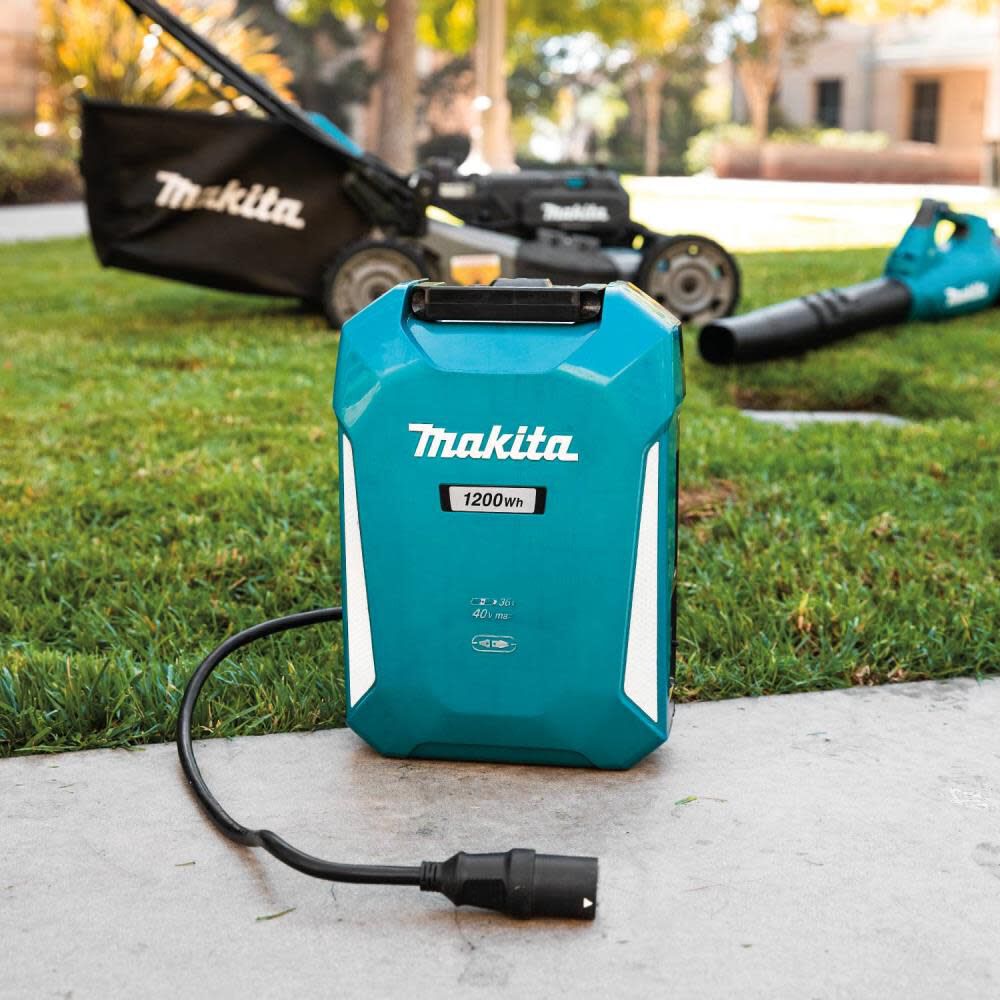 Makita battery backpack blower hot sale