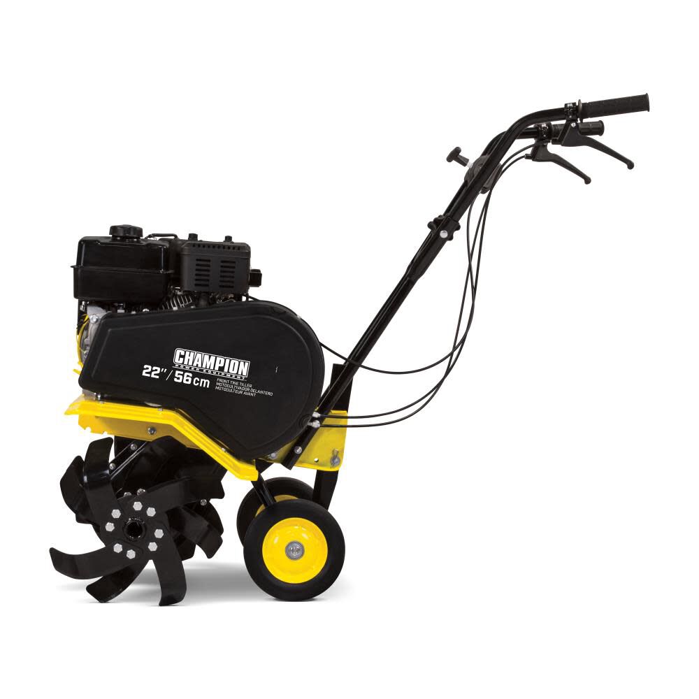 Champion Power Equipment 22 In. Dual Rotating Front Tine Tiller with
