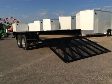 Doolittle Trailer Mfg Steel Sided Open Utility Trailer 14'x84in Tandem Axle HD Pro Toolbox, large image number 7