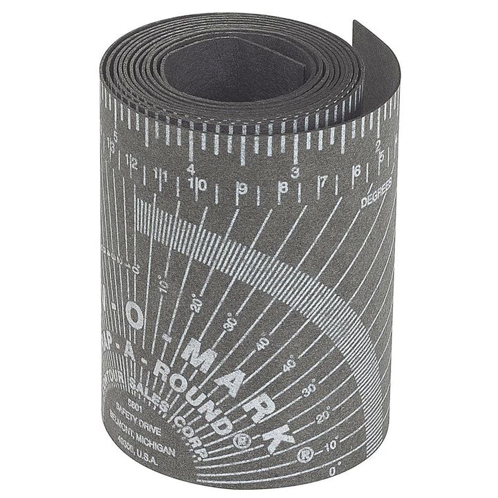 Jackson Safety Flexible Wrap-A-Round Pipe Marking Tool 6 In. to 16 In. Pipe Diameter Gray XXL